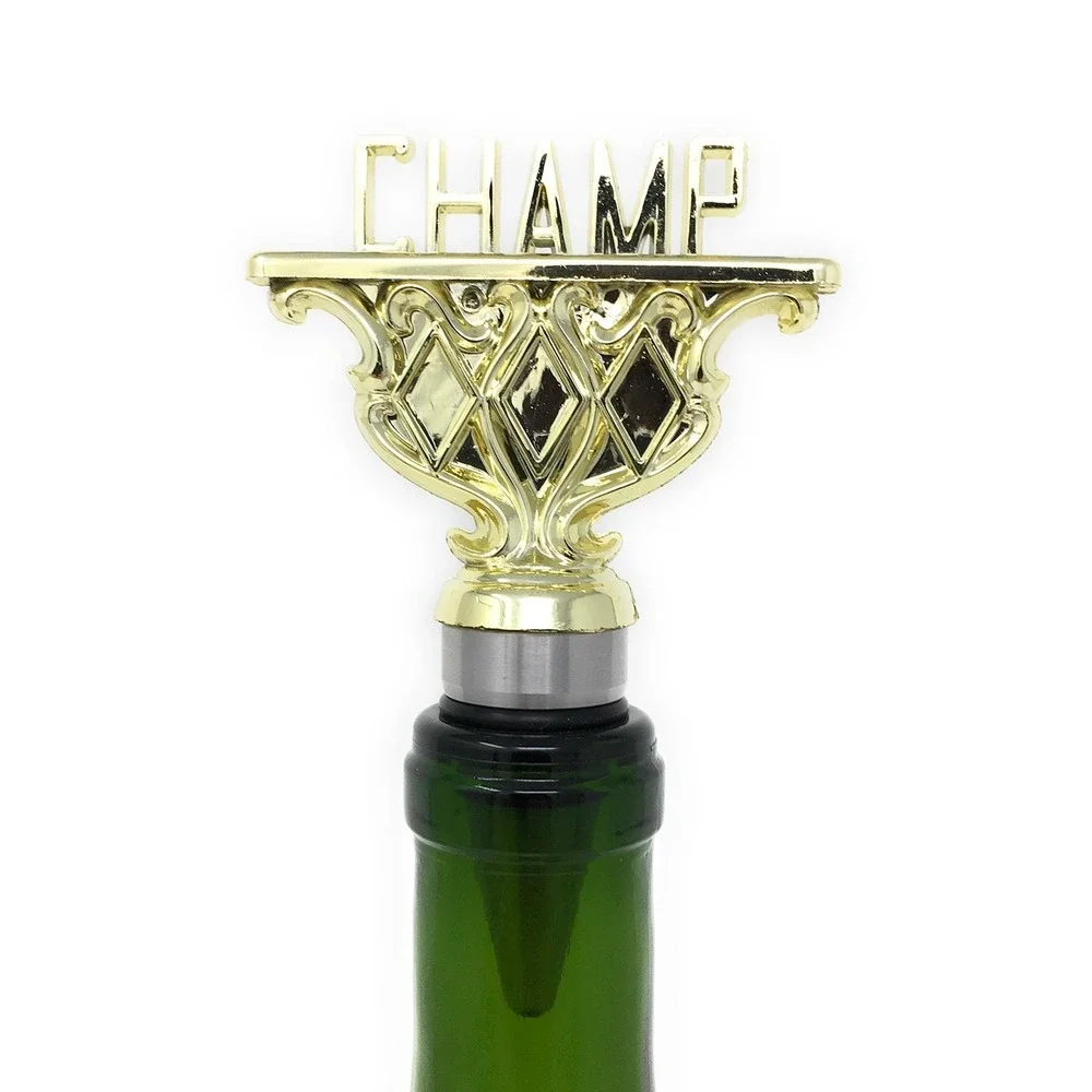 Handmade Bottle Stopper made from Repurposed Champ Trophy